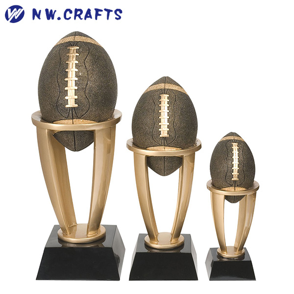 Fantasy American football tower trophies and awards